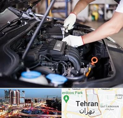 تعمیرگاه ماشین های خارجی در صادقیه