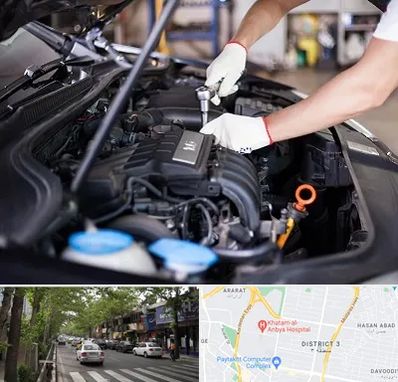 تعمیرگاه ماشین های خارجی در ظفر