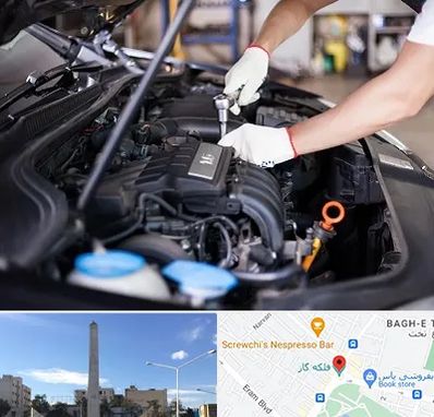 تعمیرگاه ماشین های خارجی در فلکه گاز شیراز