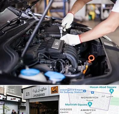تعمیرگاه ماشین های خارجی در منیریه