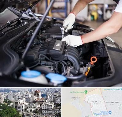 تعمیرگاه ماشین های خارجی در ولنجک