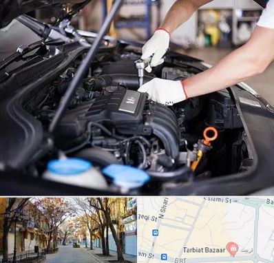 تعمیرگاه ماشین های خارجی در تربیت تبریز