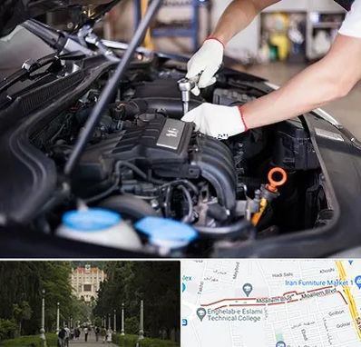 تعمیرگاه ماشین های خارجی در بلوار معلم رشت