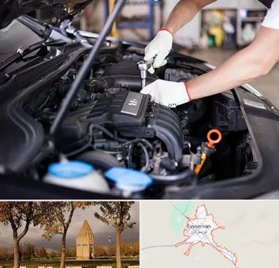 تعمیرگاه ماشین های خارجی در تویسرکان