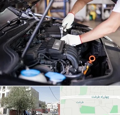 تعمیرگاه ماشین های خارجی در طرشت