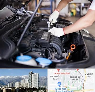 تعمیرگاه ماشین های خارجی در شهرک غرب