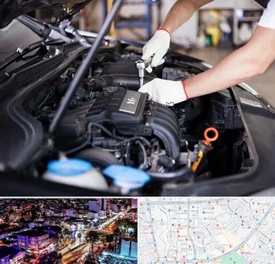 تعمیرگاه ماشین های خارجی در منظریه رشت