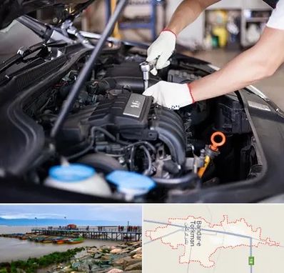 تعمیرگاه ماشین های خارجی در بندر ترکمن