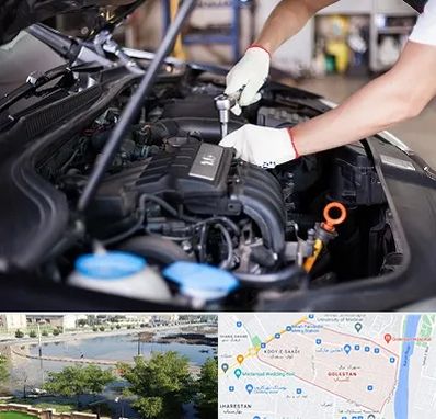 تعمیرگاه ماشین های خارجی در گلستان اهواز