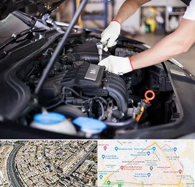 تعمیرگاه ماشین های خارجی در شهرک غرب مشهد