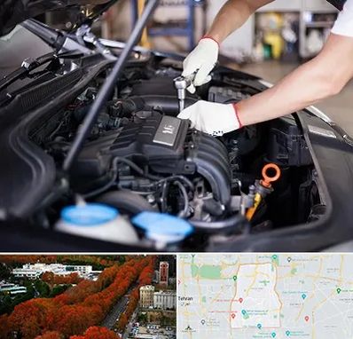 تعمیرگاه ماشین های خارجی در منطقه 6 تهران