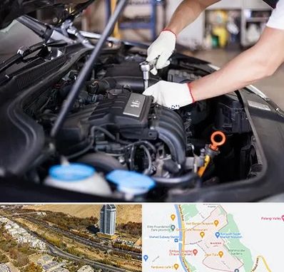 تعمیرگاه ماشین های خارجی در خیابان نیایش شیراز