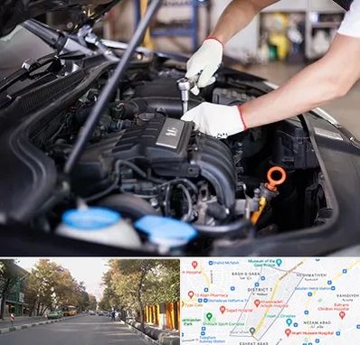 تعمیرگاه ماشین های خارجی در شریعتی