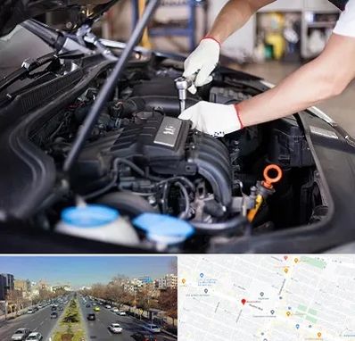تعمیرگاه ماشین های خارجی در بلوار معلم مشهد