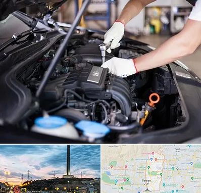 تعمیرگاه ماشین های خارجی در منطقه 2 تهران