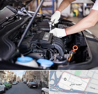 تعمیرگاه ماشین های خارجی در مجیدیه شمالی