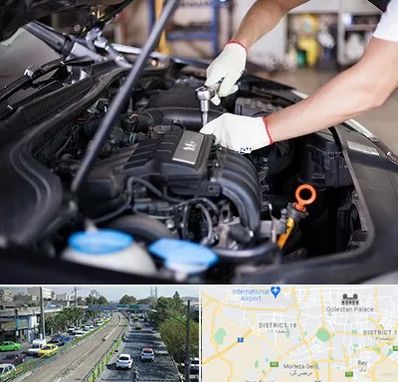 تعمیرگاه ماشین های خارجی در جنوب تهران