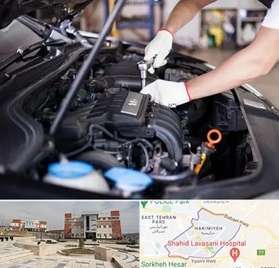 تعمیرگاه ماشین های خارجی در حکیمیه