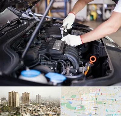 تعمیرگاه ماشین های خارجی در منطقه 5 تهران