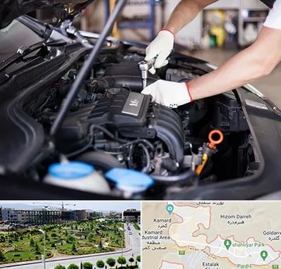 تعمیرگاه ماشین های خارجی در پردیس