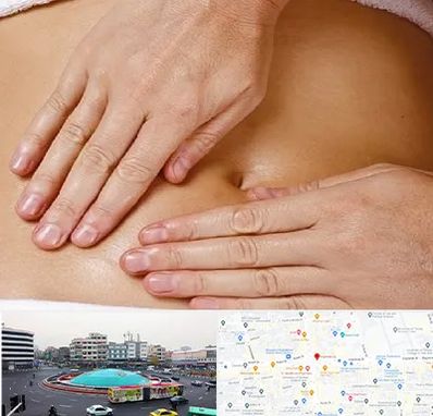 متخصص ناف گیری در میدان انقلاب