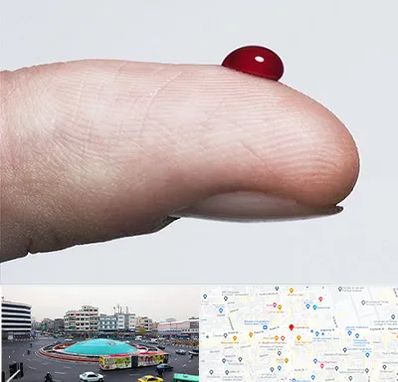 مرکز فصد خون در میدان انقلاب