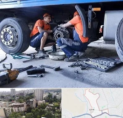 تعمیرگاه ماشین سنگین در اوین