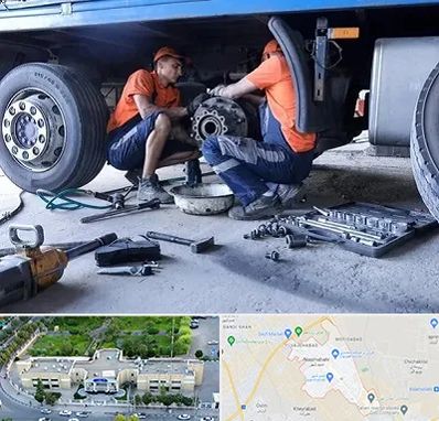 تعمیرگاه ماشین سنگین در نسیم شهر