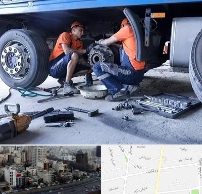 تعمیرگاه ماشین سنگین در زرتشت