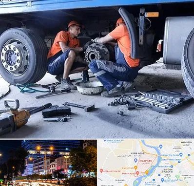 تعمیرگاه ماشین سنگین در کیانپارس اهواز