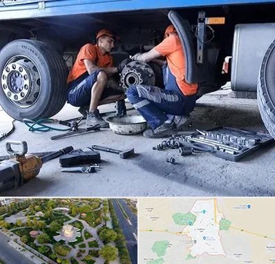 تعمیرگاه ماشین سنگین در کاشمر