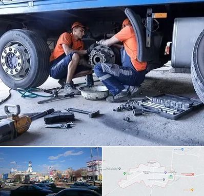 تعمیرگاه ماشین سنگین در ماهدشت کرج