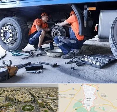 تعمیرگاه ماشین سنگین در قزوین