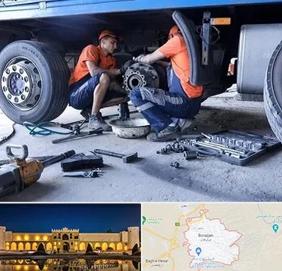 تعمیرگاه ماشین سنگین در برازجان