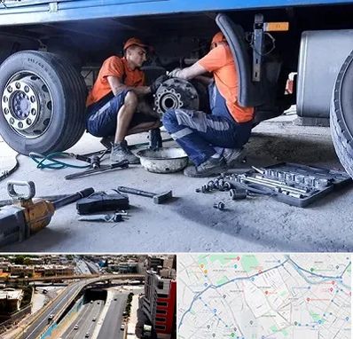 تعمیرگاه ماشین سنگین در ستارخان شیراز