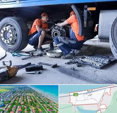 تعمیرگاه ماشین سنگین در نور