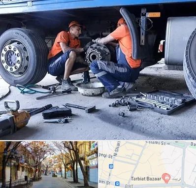 تعمیرگاه ماشین سنگین در تربیت تبریز