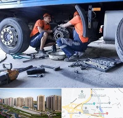 تعمیرگاه ماشین سنگین در المپیک 