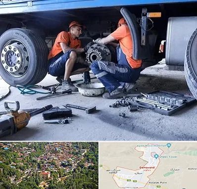 تعمیرگاه ماشین سنگین در دماوند