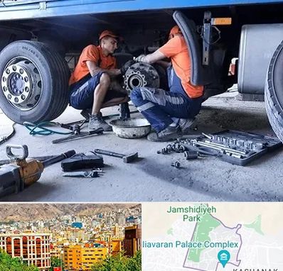 تعمیرگاه ماشین سنگین در نیاوران 