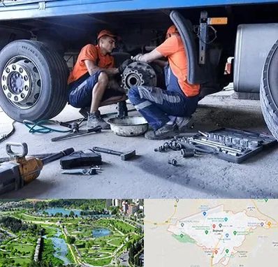 تعمیرگاه ماشین سنگین در بجنورد