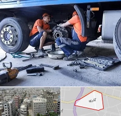 تعمیرگاه ماشین سنگین در آذری
