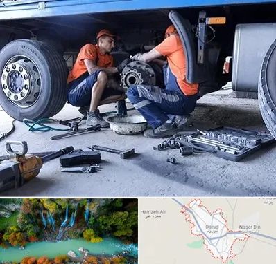 تعمیرگاه ماشین سنگین در دورود