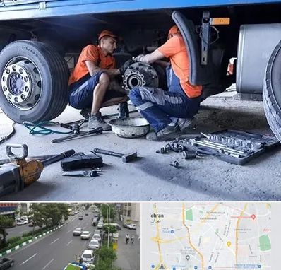 تعمیرگاه ماشین سنگین در ستارخان 