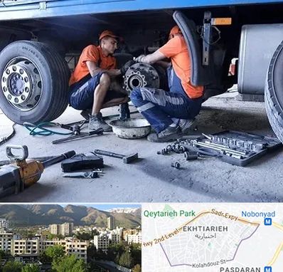 تعمیرگاه ماشین سنگین در اختیاریه 