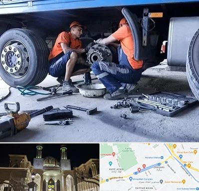 تعمیرگاه ماشین سنگین در زرگری شیراز