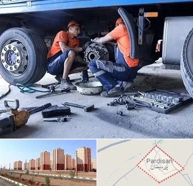 تعمیرگاه ماشین سنگین در پردیسان قم