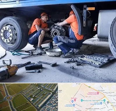 تعمیرگاه ماشین سنگین در الهیه مشهد