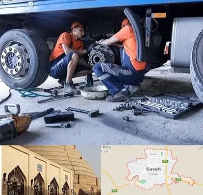 تعمیرگاه ماشین سنگین در ساوه