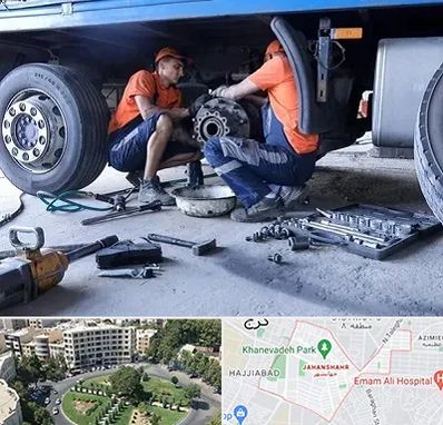 تعمیرگاه ماشین سنگین در جهانشهر کرج 